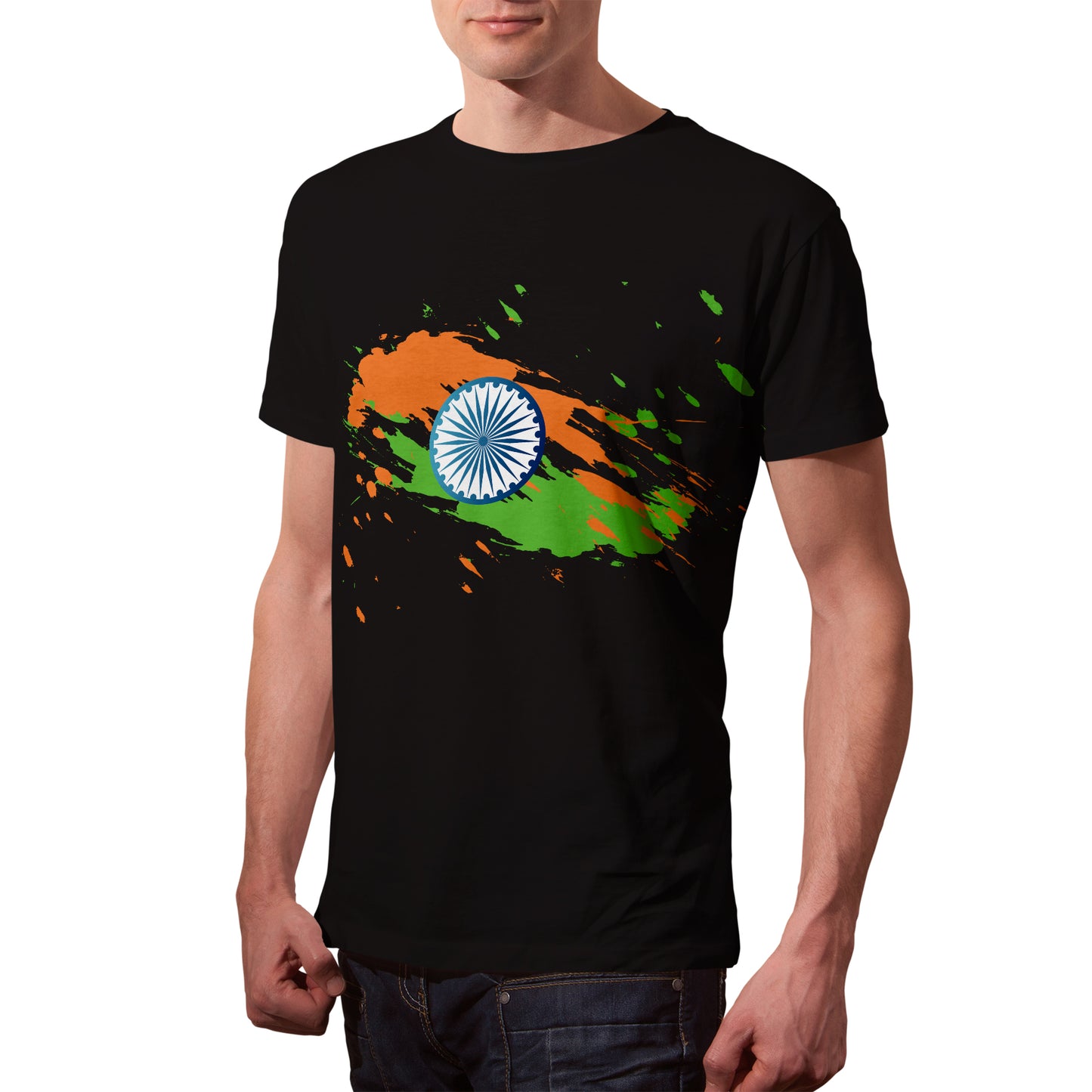 iberry's Independence day t shirt | Republic day t shirts |India t shirts |Patriotic tshirt |15 August t shirts |Round neck cotton tshirts -08