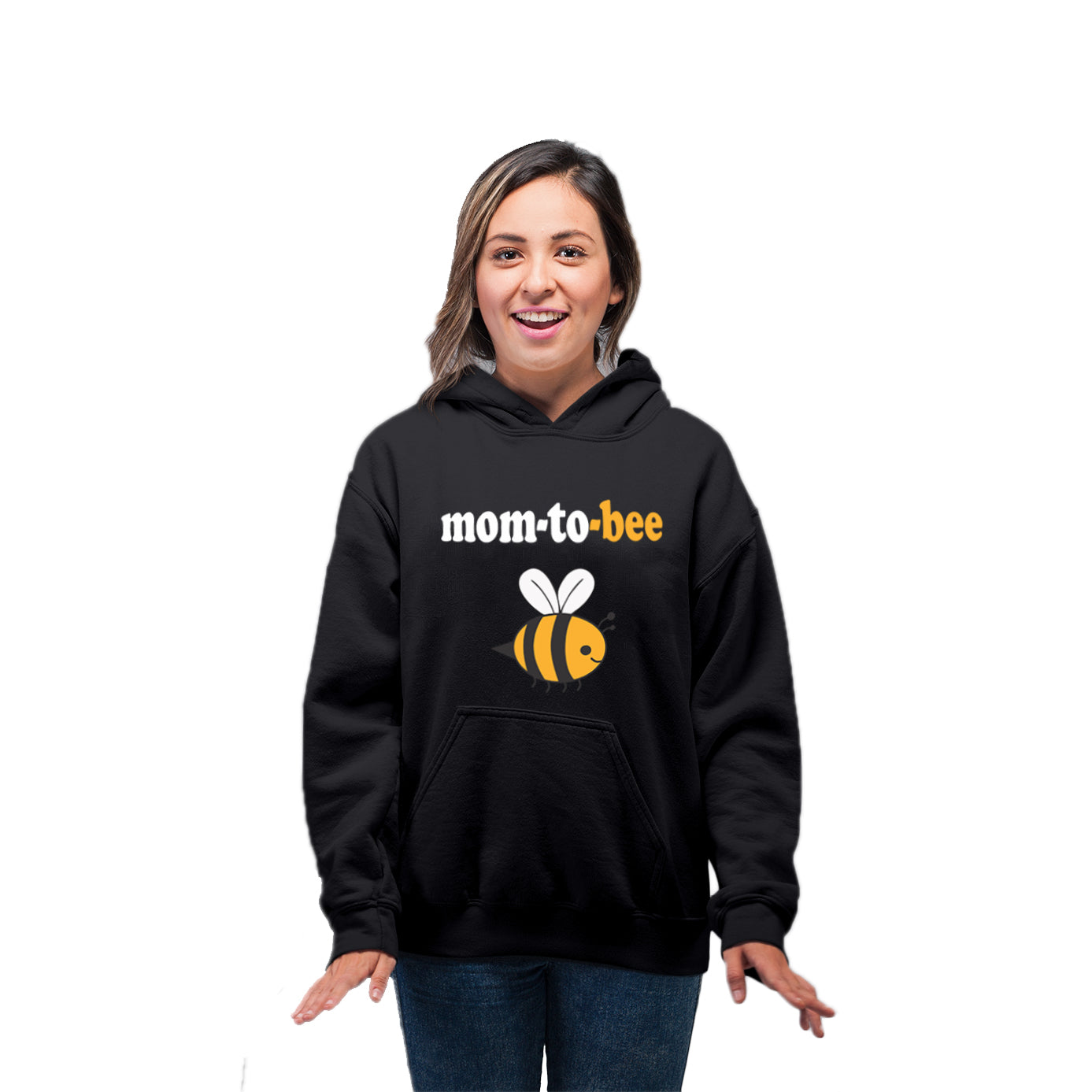 Mom to be- Dad to be Matching Maternity Sweatshirts | Couple Maternity Hoodies- Black