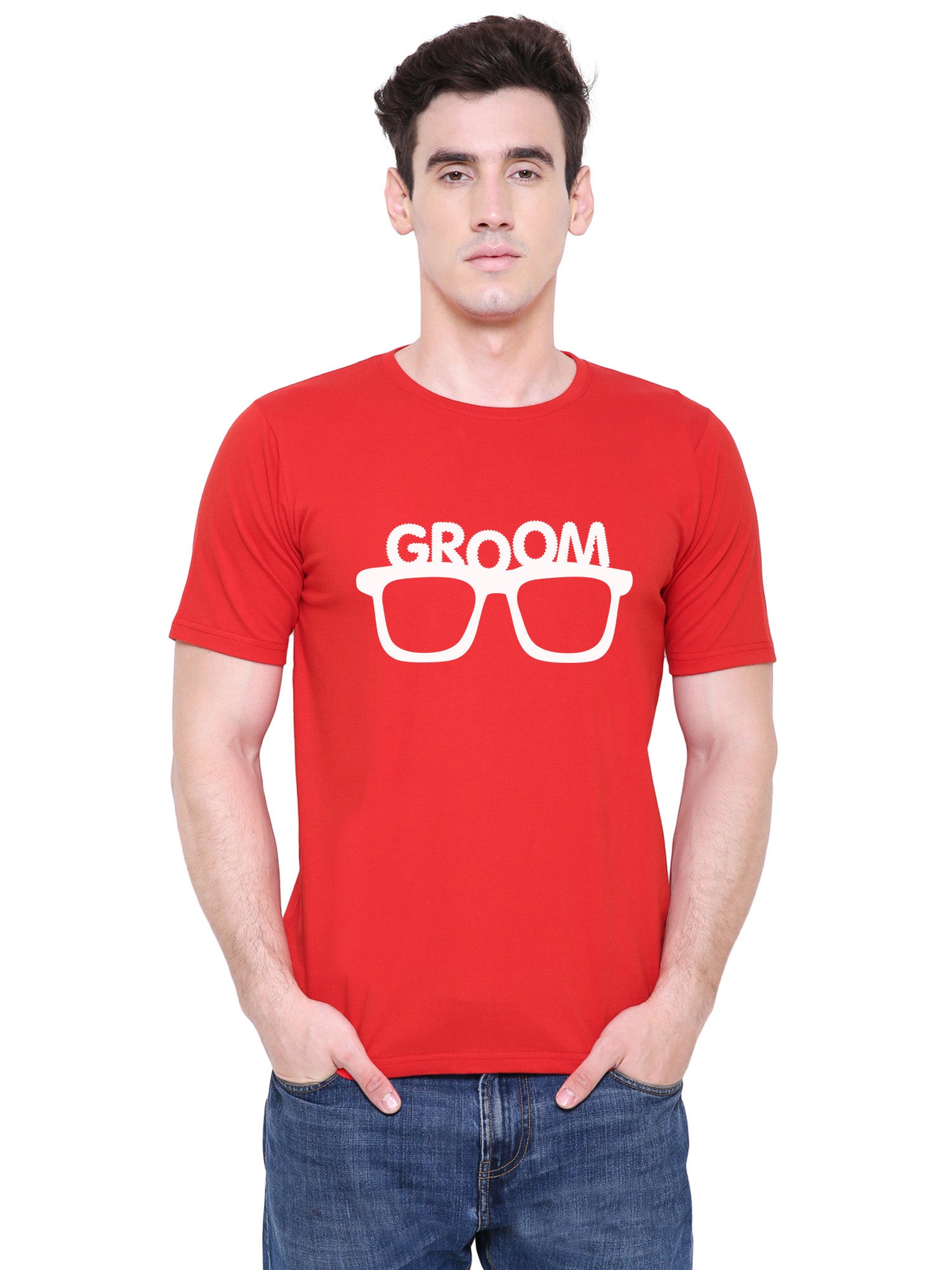 Bride Groom t shirt|wedding tshirts|Couple T shirts- Red