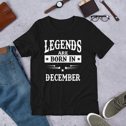 iberry's Birthday month T Shirt for Men |December Birthday Month Tshirt | Half Sleeve T-Shirt | Round Neck T Shirt |Cotton T-Shirt for Men- (12)