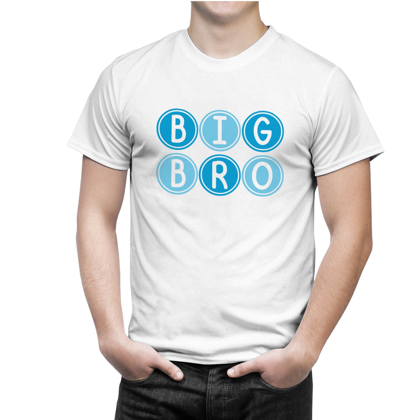 Big bro- Lil sis matching Sibling t shirts - white