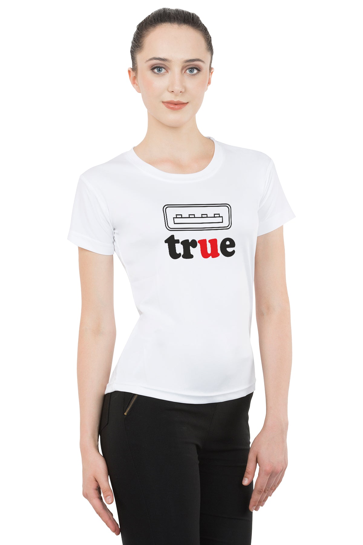 True Love matching Couple T shirts- White