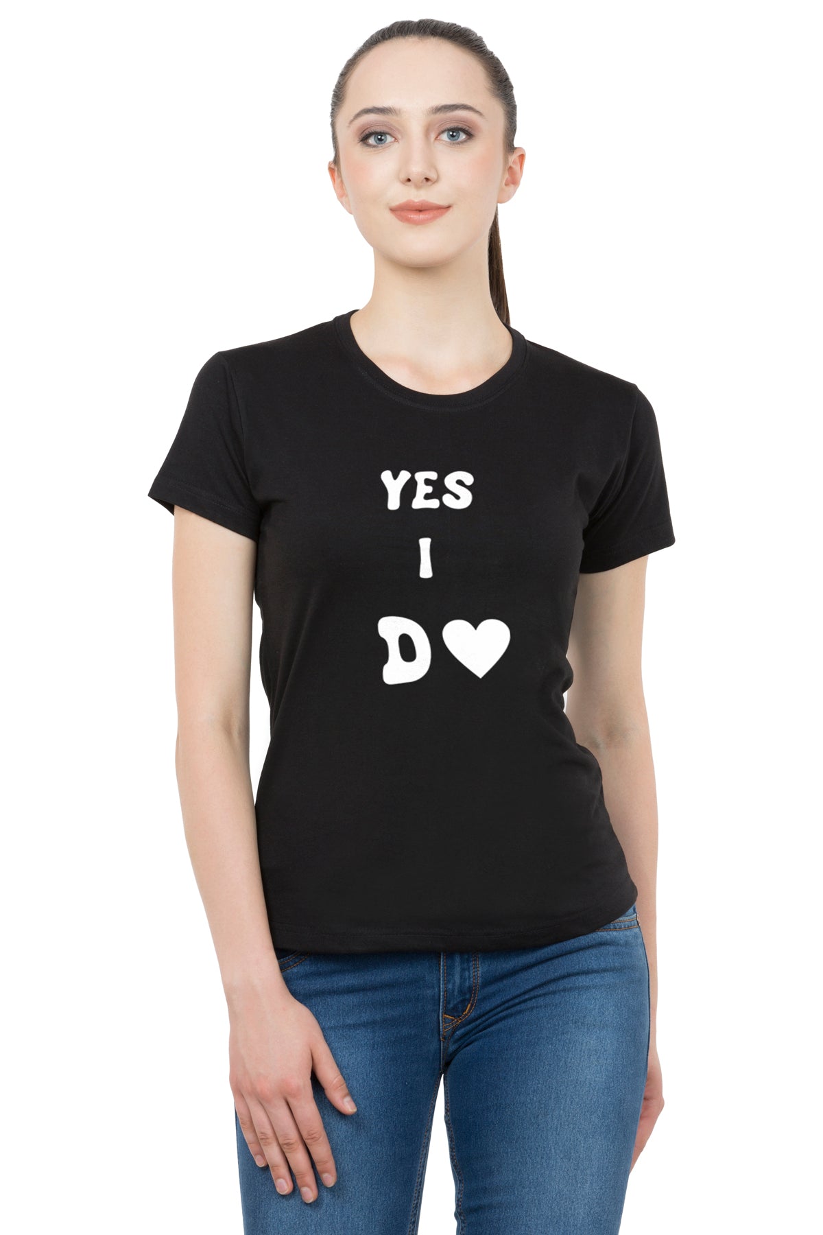 Marry Me matching Couple T shirts- Black