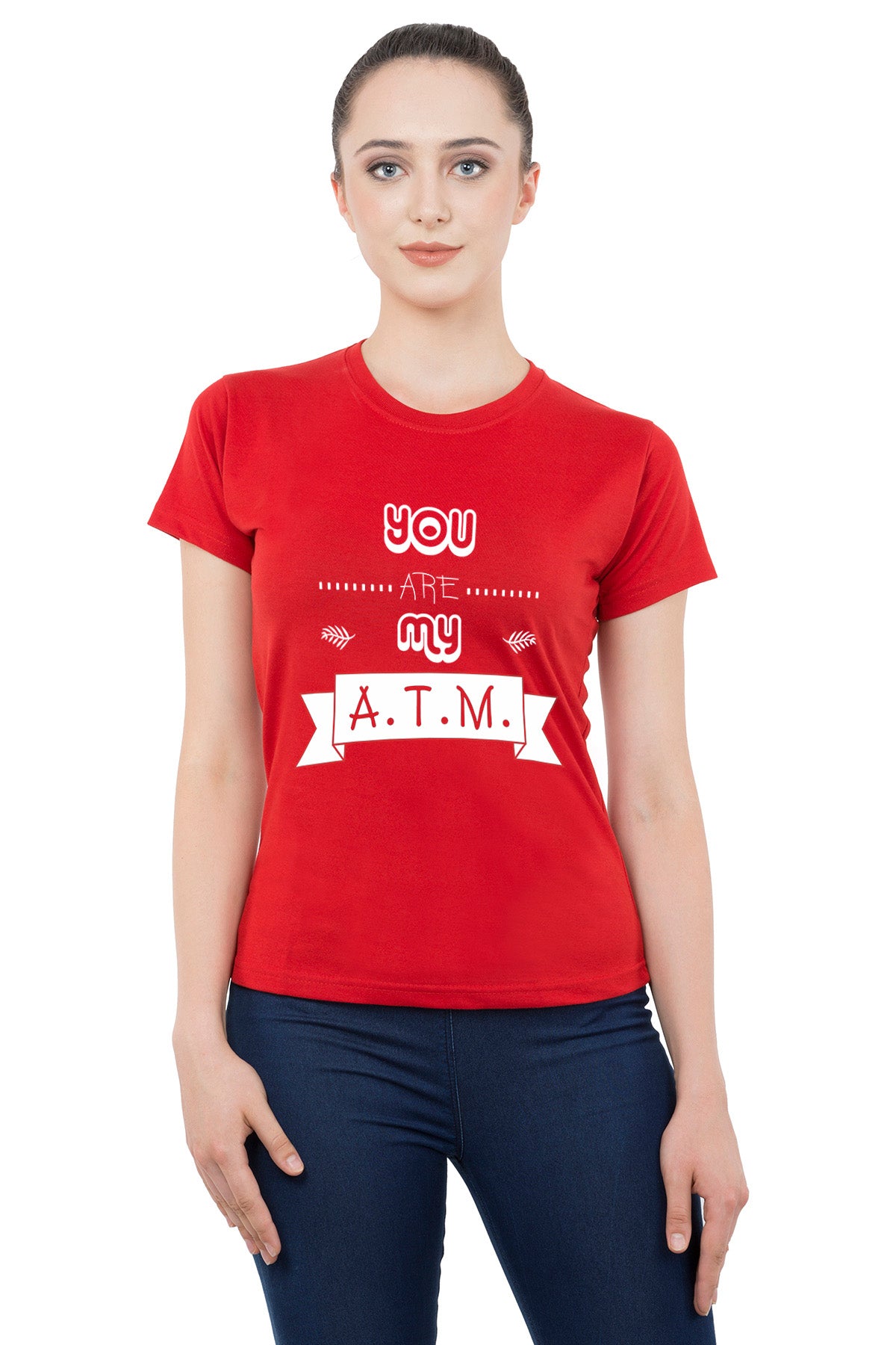 COOK ATM matching Couple T shirts- Red