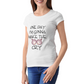 iberry's Graphic Tees funny Quote Tshirts For Girls And Women- White