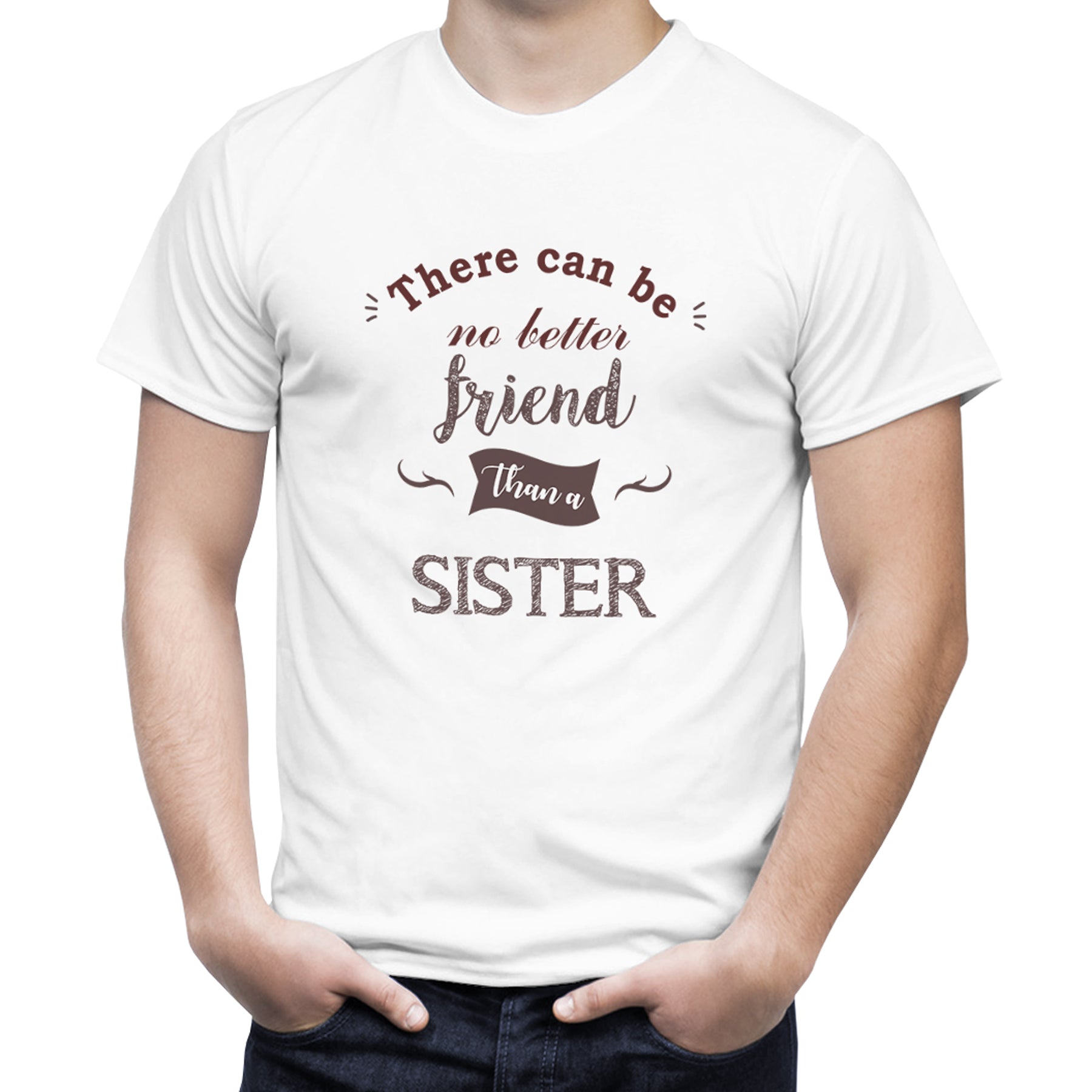 There is no better friend & companion than brother sister matching Sibling t shirts - white