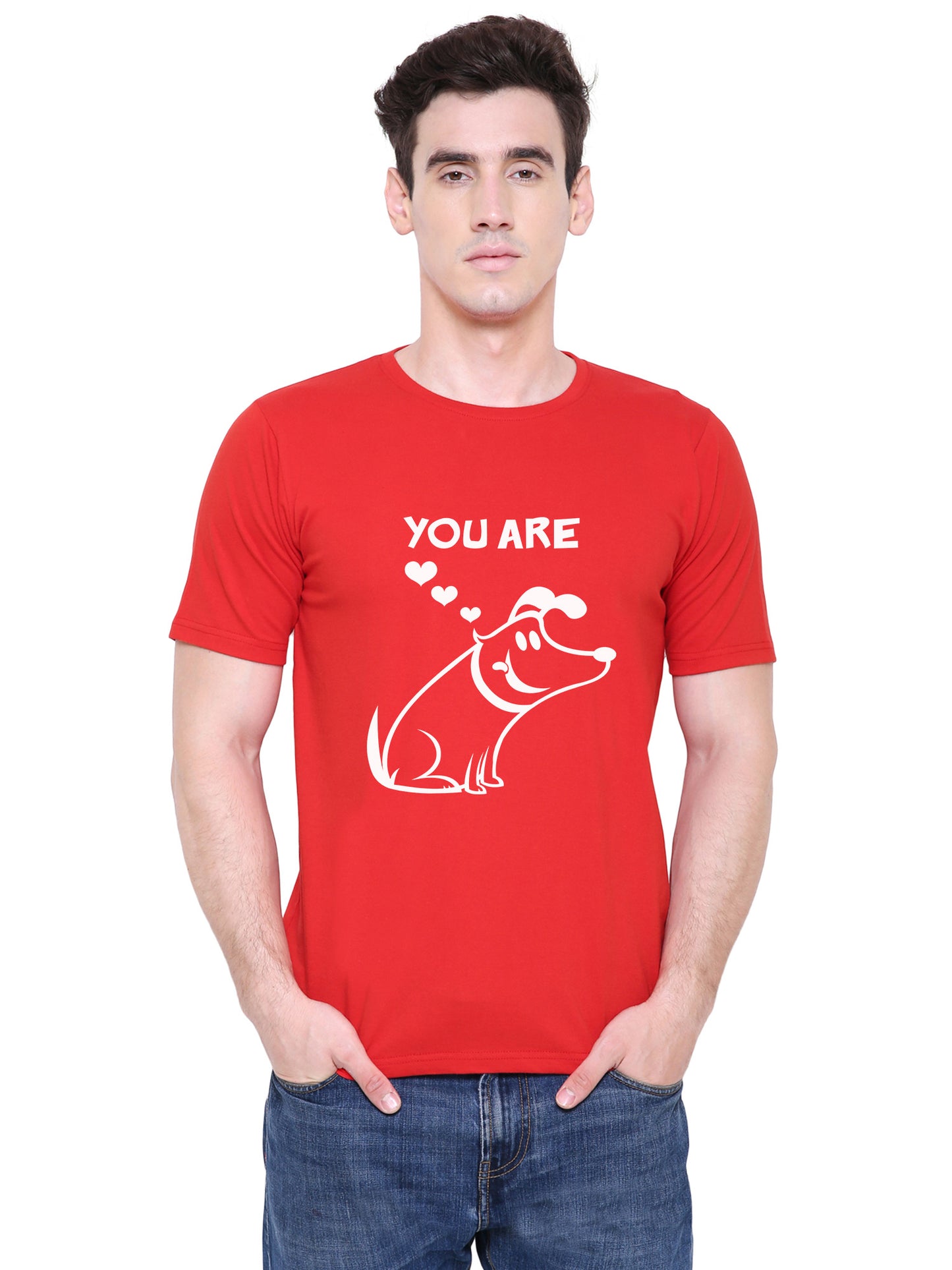 My Everything matching Couple T shirts- Red