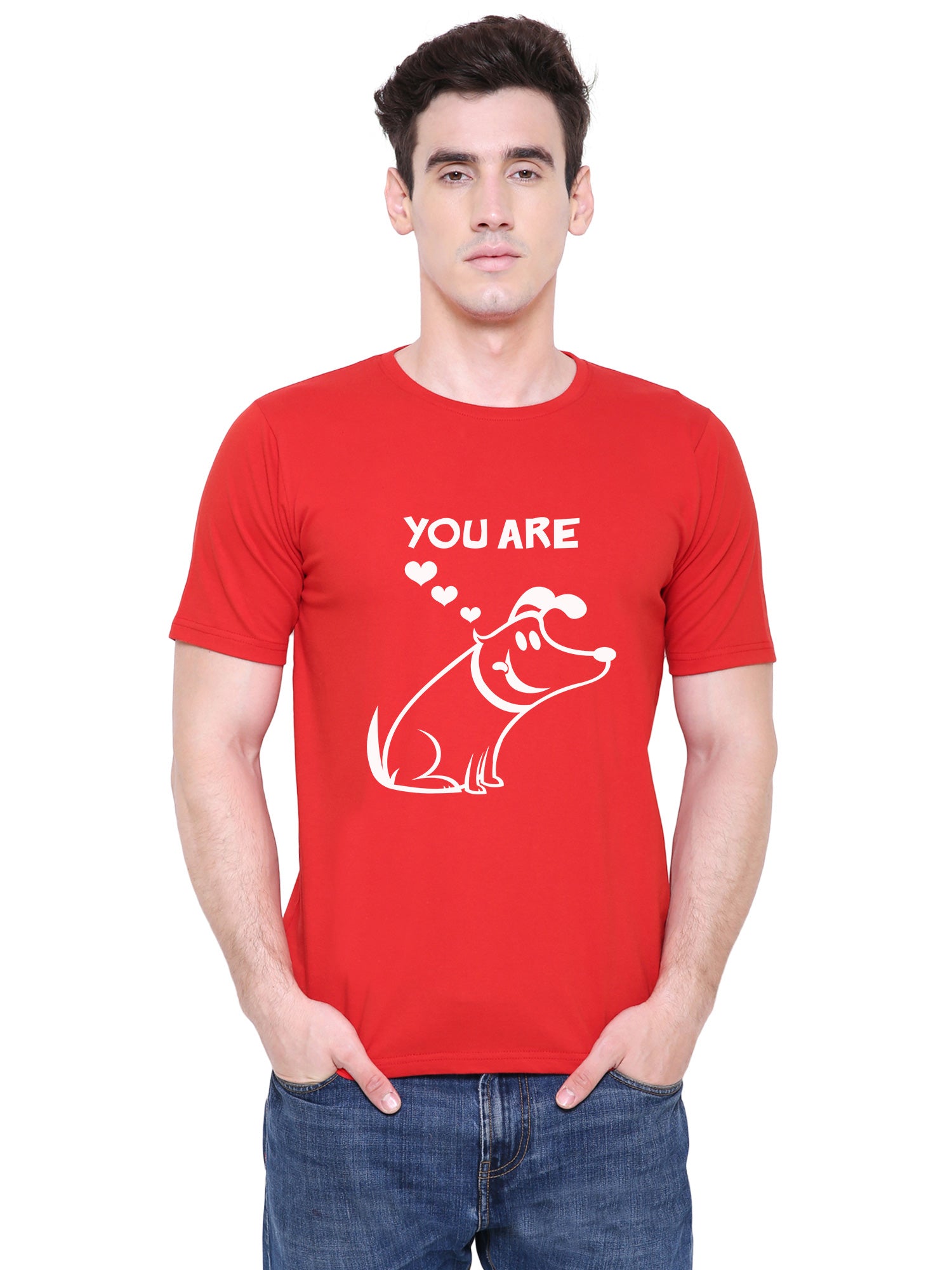 My Everything matching Couple T shirts- Red
