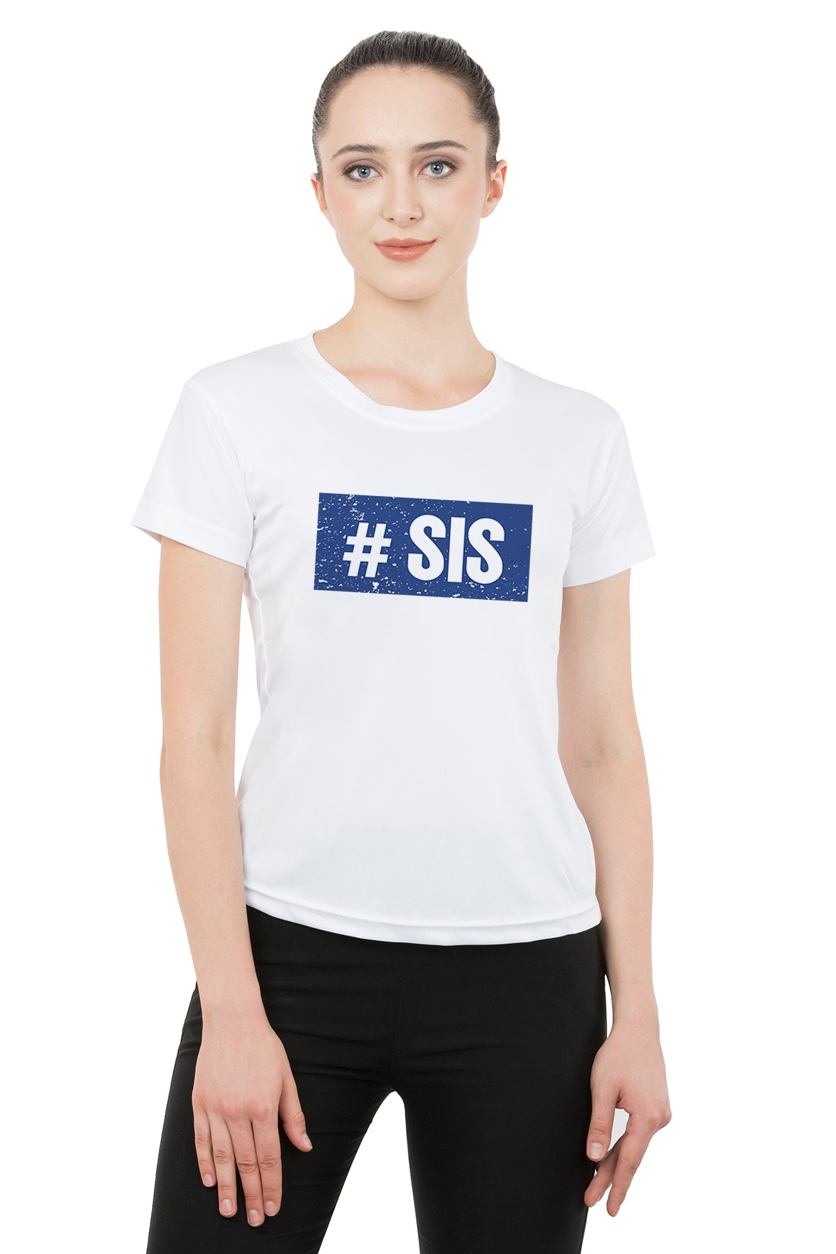 Bro-Sis matching Sibling t shirts - white