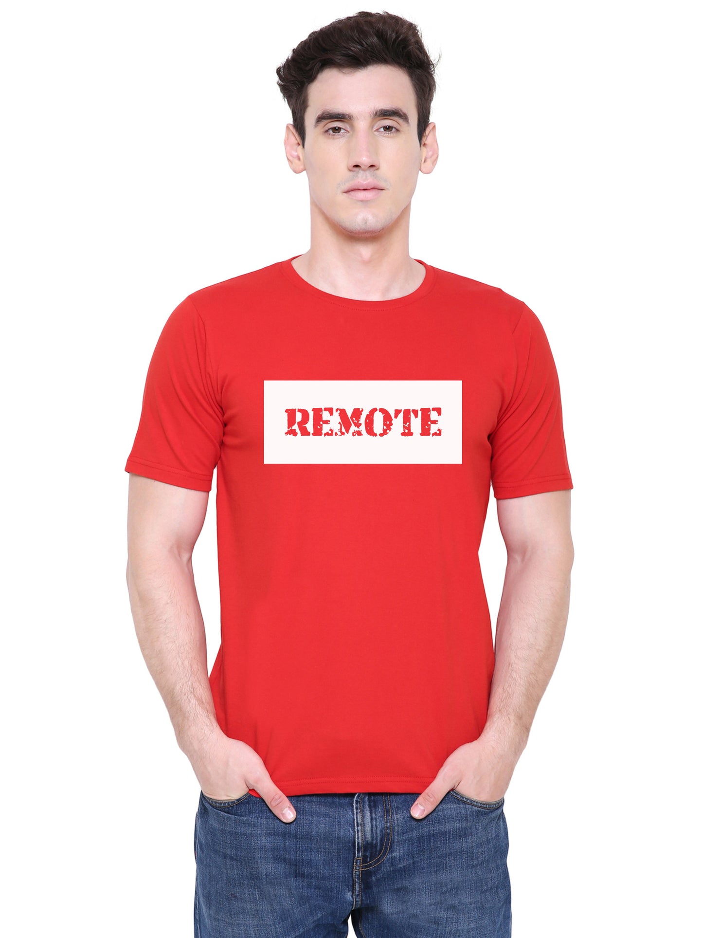 Remote Control matching Couple T shirts- Red