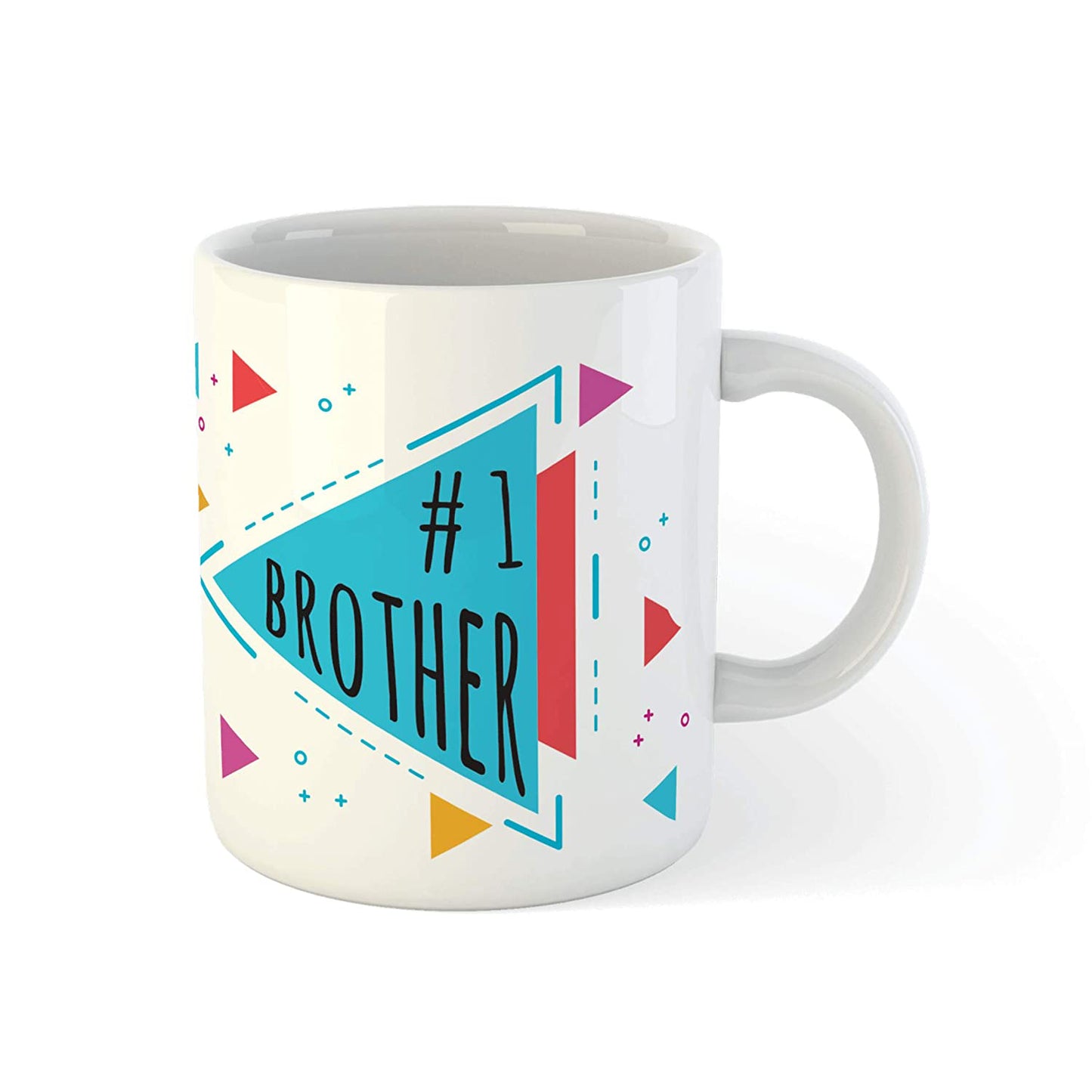 iberry's Set of 2 Rakhi with Raksha Bandhan Card and Roli Chawal and Coffee Mug 350 ml Combo for Men/Boys-01