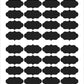 iberry's 108 pieces Waterproof Vinyl Stickers for Mason Jars Glass Bottle, Decals Craft, Kitchen Jar (Paper, 7 cm x 4 cm, Black, 108 Piece) -(2)