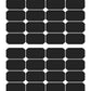 iberry's 108 pieces Waterproof Vinyl Stickers for Mason Jars Glass Bottle, Decals Craft, Kitchen Jar (Paper, 7 cm x 4 cm, Black, 108 Piece) -(3)