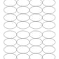 iberry's 108 pieces Waterproof Vinyl Stickers for Mason Jars Glass Bottle, Decals Craft, Kitchen Jar (Paper, 7 cm x 4 cm, White, 108 Piece) (8 Oval Flower Sticker)