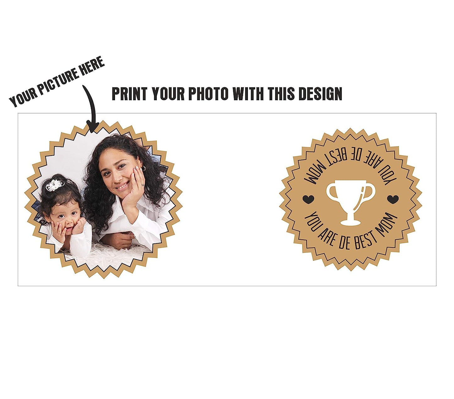 iberry's Customized/ Personalized Photo Coffee Mugs | Gift for mom | mom you are the best- (64)