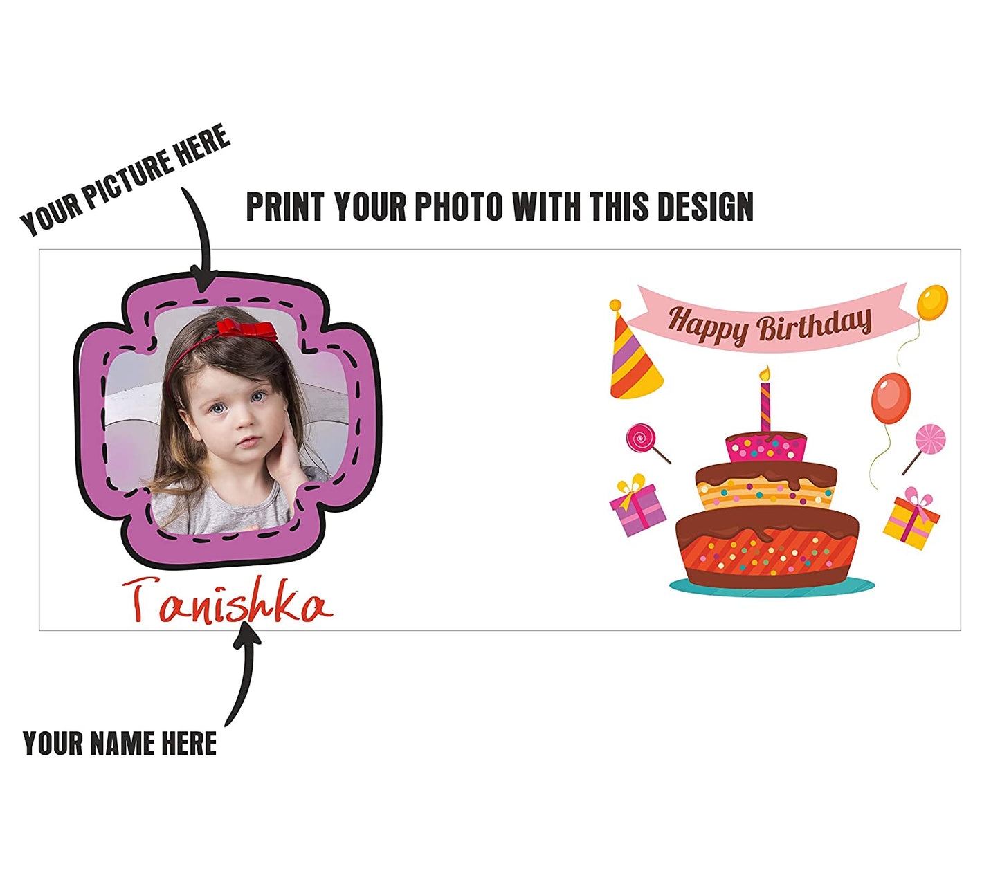 iberry's Customized/ Personalized Photo Coffee Mugs | Birthday gift | customized birthday gift with name & photo  - (68)