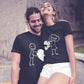 Love Puzzle Matching Couple Tshirt for Men & Women Cotton Printed Regular Fit Tshirts-  (Set of 2)-27