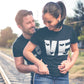 Love Matching Couple Tshirt for Men & Women Cotton Printed Regular Fit Tshirts-  (Set of 2)-43