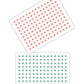 iberry's Self Adhensive 540 Veg Stickers Green & 540 Non Veg Stickers Red Round Shape for Food Packaging|Size 9 mm Dia | Food Label Stickers