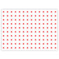 iberry's Self Adhensive 540 Non Veg Stickers Red for Food Packaging|Size 9 mm Dia| Food Label Stickers