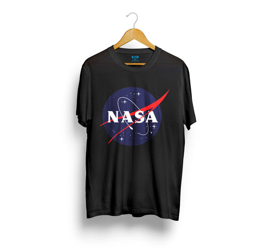 iberry's Printed T-Shirt for Men |Funny Quote Tshirt | Half Sleeve T shirts | Round Neck T Shirt |Cotton T-Shirt for Men- Nasa