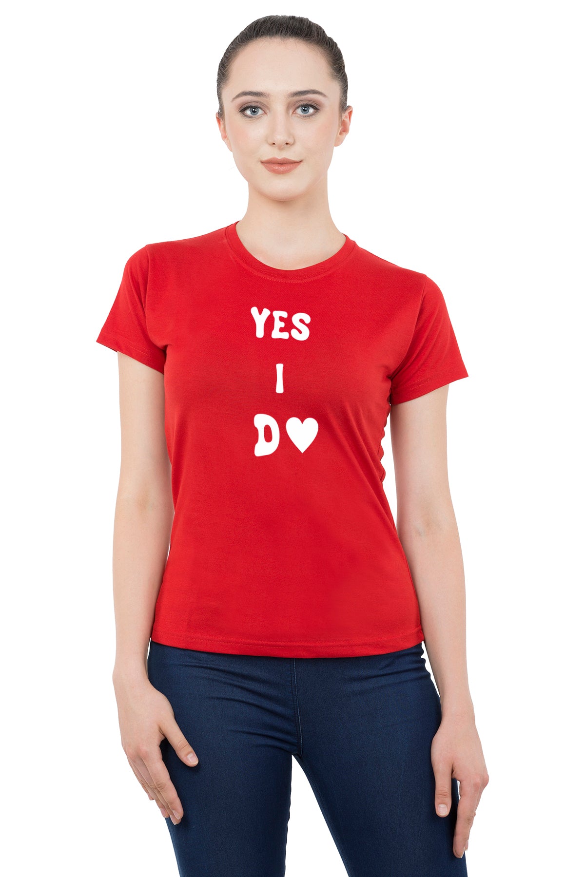 Marry Me matching Couple T shirts- Red