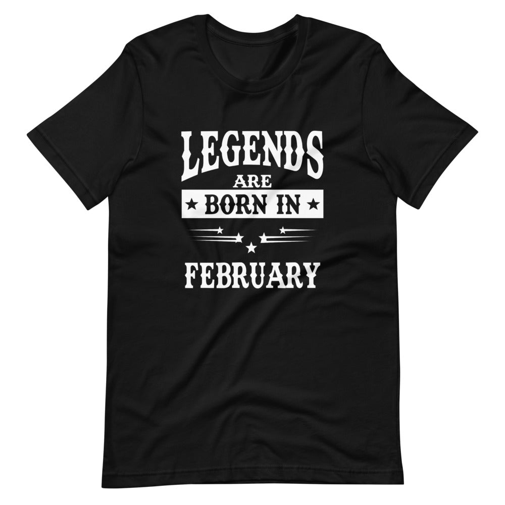 iberrys Birthday month T Shirt for Men |February Birthday Month Tshirt | Half Sleeve T-Shirt | Round Neck T Shirt |Cotton T-Shirt for Men