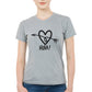 Heart Arrow matching Couple T shirts- Grey