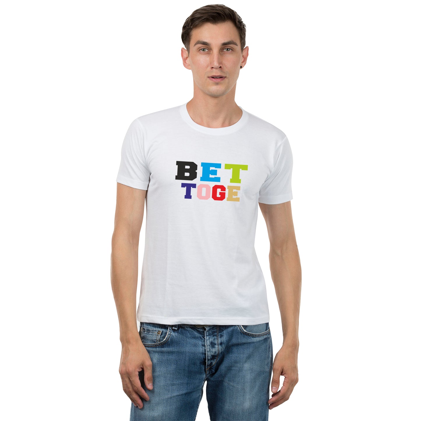 Better Together matching Couple T shirts- White