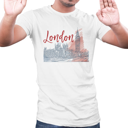 Travel the world & Holiday in London unisex t shirts - Black
