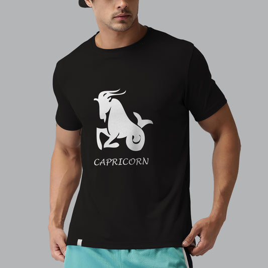 Capricorn zodiac sign tshirt, Personality tshirt, Astrology tshirt- Black