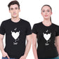 Love Devil matching Couple T shirts- Black