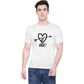 Heart Arrow matching Couple T shirts- White