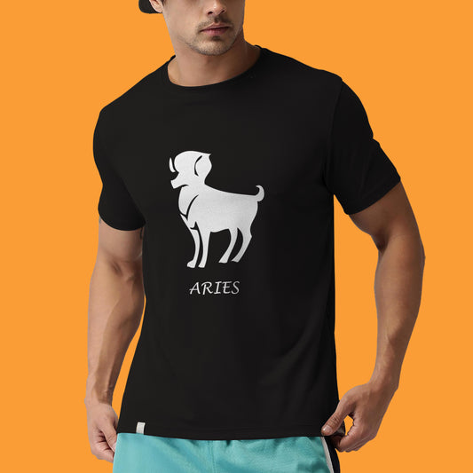 Aries zodiac sign tshirt, Personality tshirt, Astrology tshirt- Black