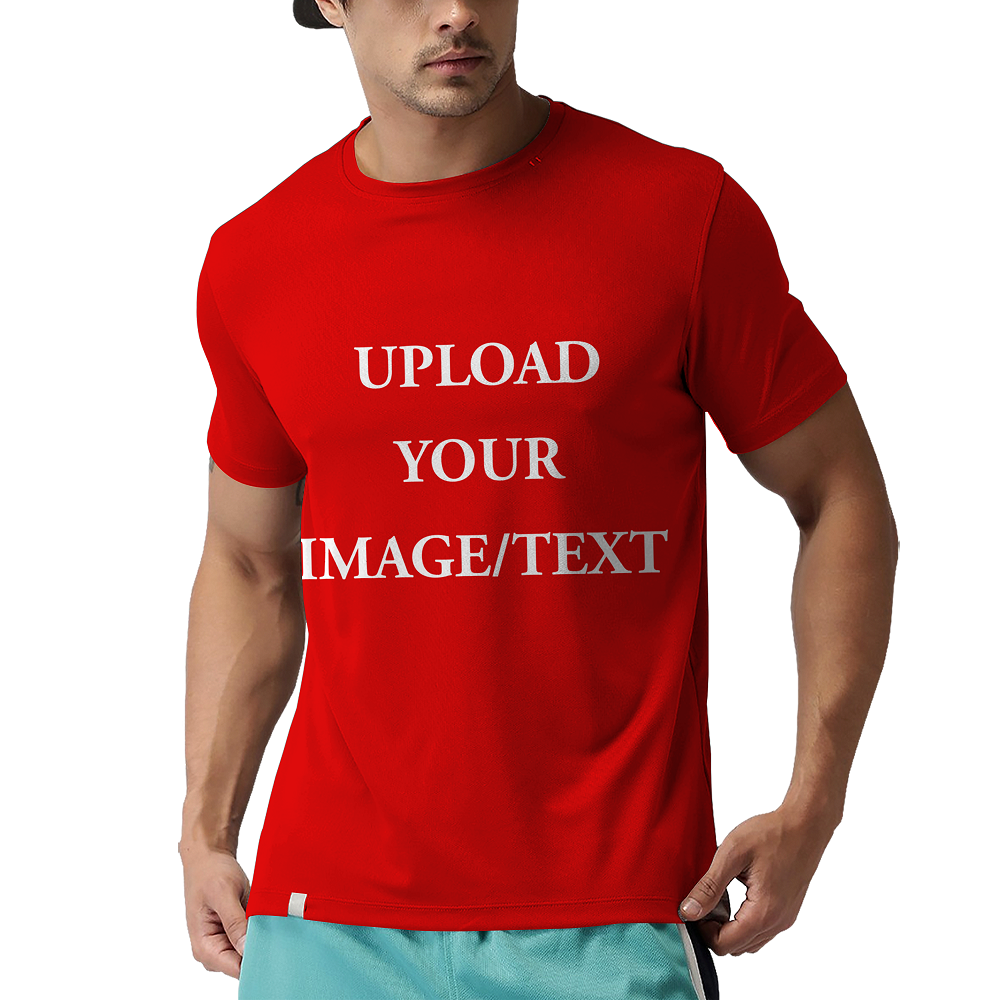 Personalized Cotton Printed T shirts for Men | Customized Round Neck Tshirt for Men-01