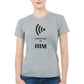 Connected to him/her  matching Couple T shirts- Grey