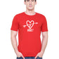 Heart Arrow matching Couple T shirts- Red