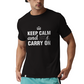 iberry's Printed T-Shirt for Men |Funny Quote Tshirt | Half Sleeve T shirts | Round Neck T Shirt |Cotton T-Shirt for Men- keep calm and carry on