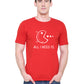 All I need is you matching Couple T shirts- Red