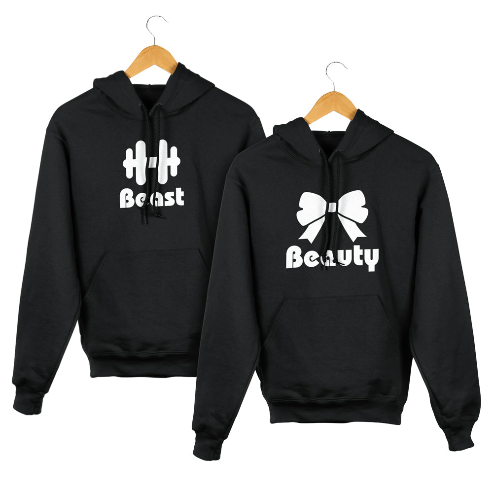 Beauty Beast Matching Couple Hoodies  Couple Sweatshirts by iberry's –  theiberrysstore