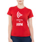Connected to him/her matching Couple T shirts- Red