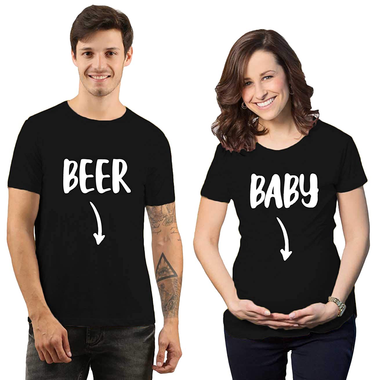 udstødning sprede Cape Beer & Baby Maternity Couple Tshirt by iberry's – theiberrysstore