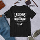 iberrys Birthday month T Shirt for Men |May Birthday Month Tshirt | Half Sleeve T-Shirt | Round Neck T Shirt |Cotton T-Shirt for Men- (05)