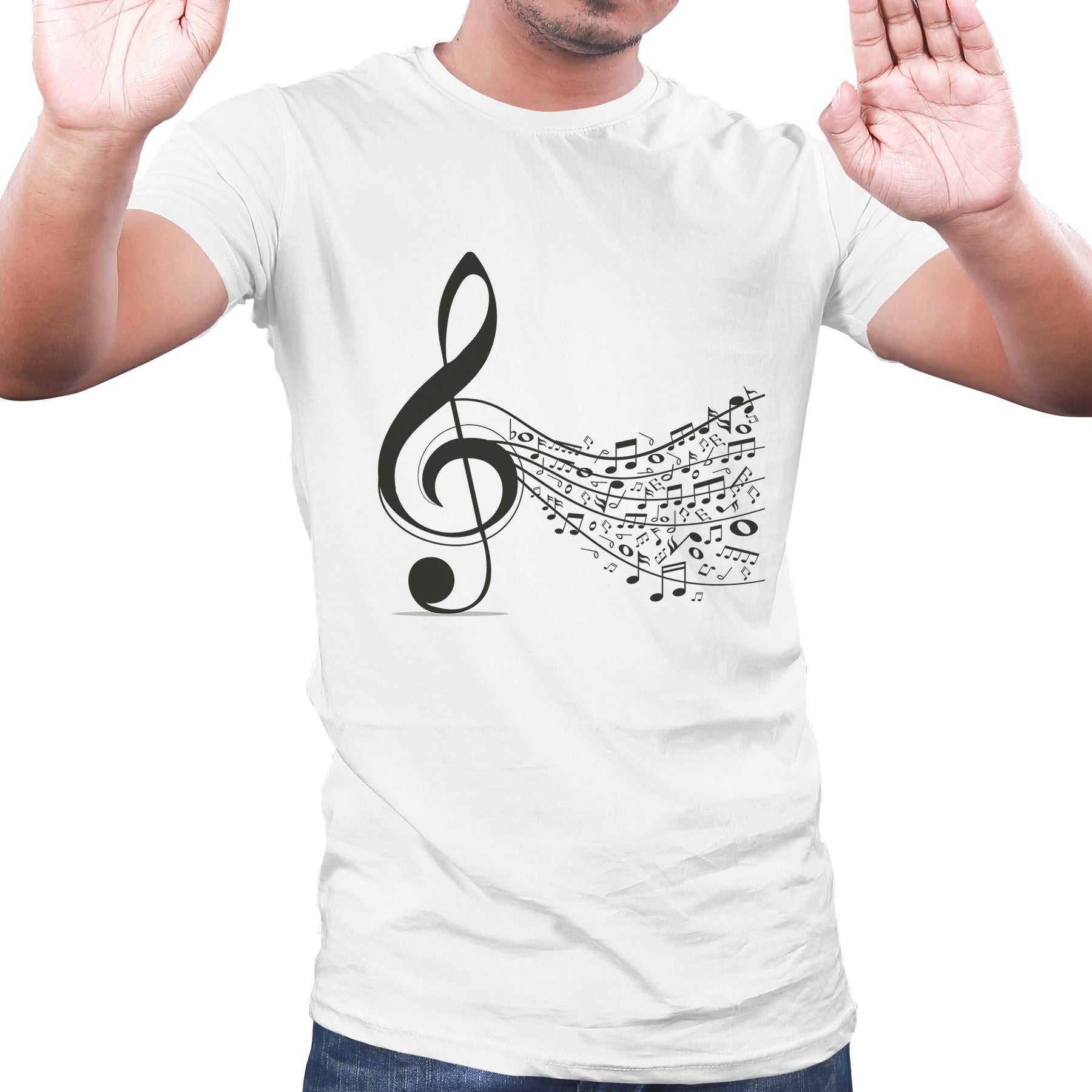 music lovers t shirts, Music themed tshirt, musician tshirts - White 01