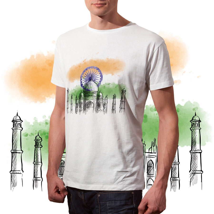 iberry's Independence day t shirt | Republic day t shirts |India t shirts |Patriotic tshirt |15 August t shirts |Round neck cotton tshirts -12