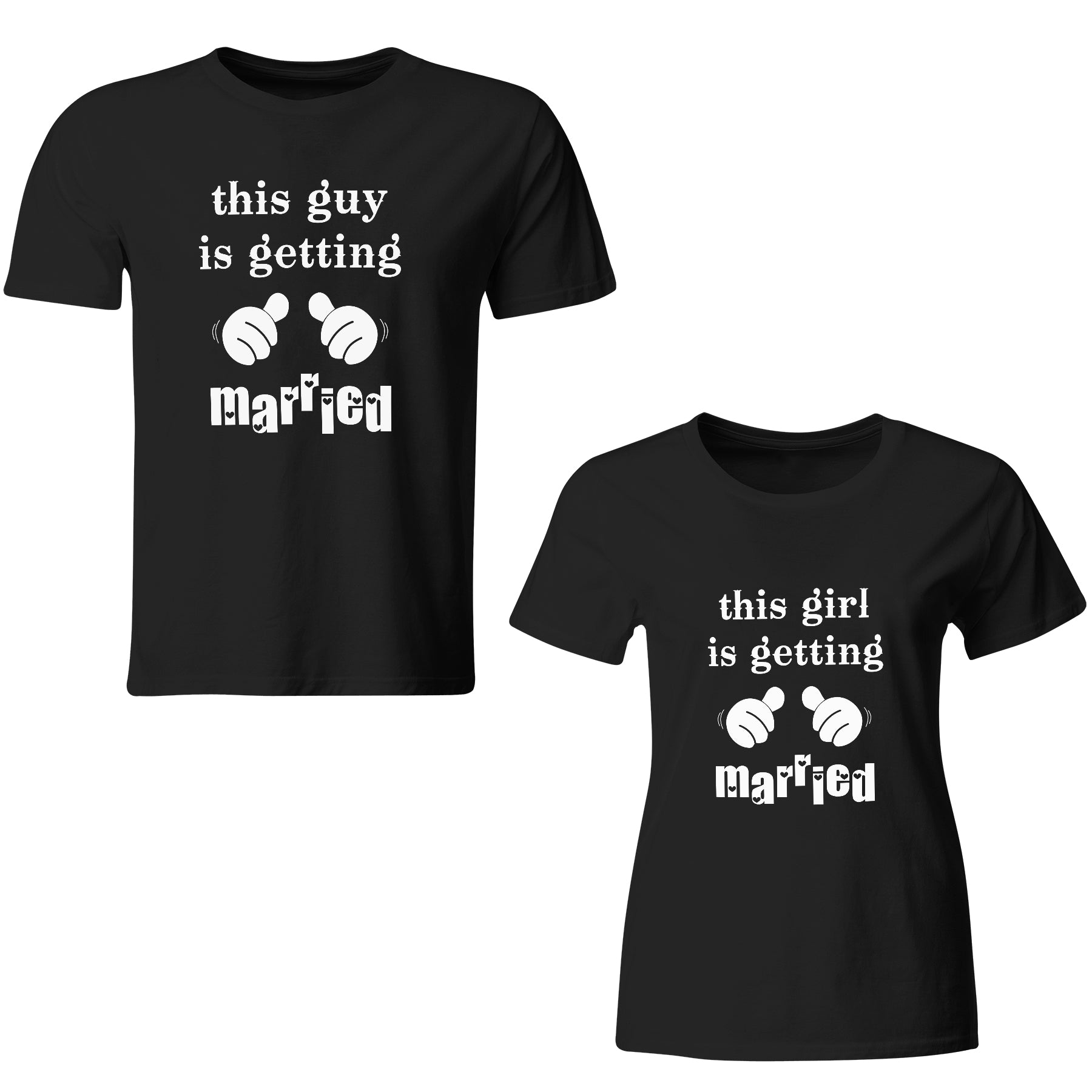 Bride Groom t shirt|wedding tshirts|Couple T shirts- Black 15